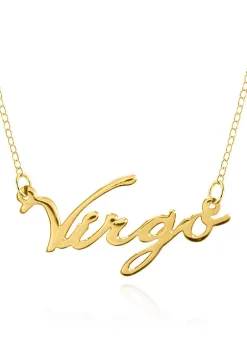 Promo โ๏ธ 14k Yellow Gold Virgo Necklace by Belk & Co. โจ