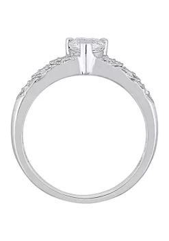 Best Pirce ๐ Lab Created 3/5 ct. t.w. Created White Sapphire and Diamond-Accent Heart Vintage Ring in Sterling Silver by Belk & Co. โค๏ธ 8 Best Pirce ๐ Lab Created 3/5 ct. t.w. Created White Sapphire and Diamond-Accent Heart Vintage Ring in Sterling Silver by Belk & Co. โค๏ธ -DealsBelk & Co. Store Belk 35192