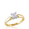 Top 10 🔥 Diamond Solitaire Ring in 14k Yellow Gold by Belk & Co. 🎉