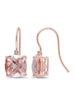 Top 10 😍 7.62 ct. t.w. Morganite Solitaire Drop Earrings in 14k Rose Gold by Belk & Co. 🤩 -DealsBelk & Co. Store Belk 35256
