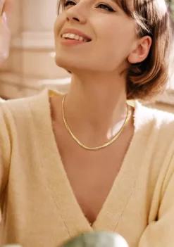 Budget ✔️ 18k Yellow Gold Plated Sterling Silver Herringbone Chain Necklace by Belk & Co. 🥰 -DealsBelk & Co. Store Belk 3531