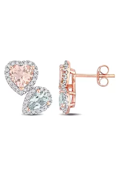 Budget ๐ 2.1 ct. t.g.w. Morganite, Aquamarine and 3/8 ct. t.w. Diamond Stud Earrings in 10K Rose Gold by Belk & Co. ๐ 9 Budget ๐ 2.1 ct. t.g.w. Morganite, Aquamarine and 3/8 ct. t.w. Diamond Stud Earrings in 10K Rose Gold by Belk & Co. ๐ -DealsBelk & Co. Store Belk 35310