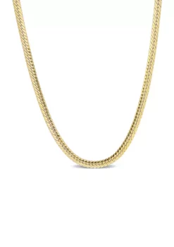 Budget ✔️ 18k Yellow Gold Plated Sterling Silver Herringbone Chain Necklace by Belk & Co. 🥰 -DealsBelk & Co. Store Belk 3532