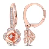 Wholesale 😍 1/5 ct. t.w. Diamond Floral Earrings in 10K Rose Gold by Belk & Co. 😉