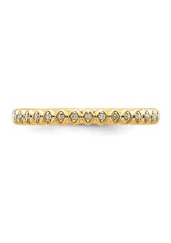 Discount ✨ 0.045 ct. t.w. Diamonds Stackable Expressions Ring in 14K Gold by Belk & Co. 🌟 -DealsBelk & Co. Store Belk 35357