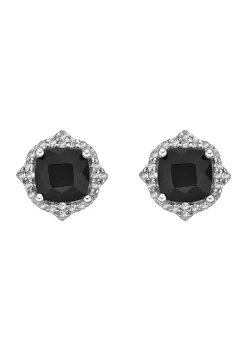Top 10 🧨 1 ct. t.w. Black Onyx and 1/5 ct. t.w. White Topaz Earrings in Sterling Silver by Belk & Co. 🧨 -DealsBelk & Co. Store Belk 35377