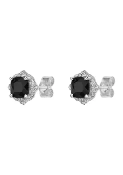 Top 10 🧨 1 ct. t.w. Black Onyx and 1/5 ct. t.w. White Topaz Earrings in Sterling Silver by Belk & Co. 🧨 -DealsBelk & Co. Store Belk 35378