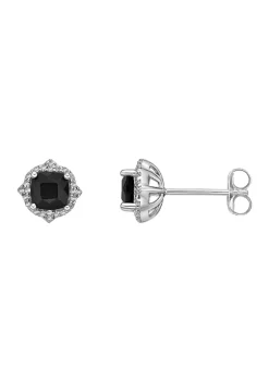 Top 10 🧨 1 ct. t.w. Black Onyx and 1/5 ct. t.w. White Topaz Earrings in Sterling Silver by Belk & Co. 🧨 -DealsBelk & Co. Store Belk 35379