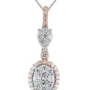 Discount 👏 1/2 ct. t.w. Diamond Pendant Necklace in 10K White Gold by Belk & Co. 👏
