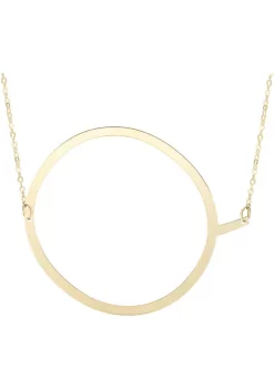 Best Pirce ✔️ 14 Karat Yellow Gold Initial-Q Necklace by Belk & Co. ⭐