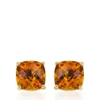 Discount 😀 14k Yellow Gold 6mm Citrine Stud Earrings by Belk & Co. ✔️