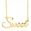 Cheap 🌟 10k Yellow Gold Sweet Necklace by Belk & Co. 🔔