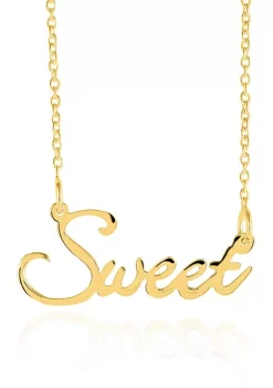 Cheap 🌟 10k Yellow Gold Sweet Necklace by Belk & Co. 🔔