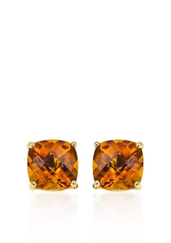 Discount 😀 14k Yellow Gold 6mm Citrine Stud Earrings by Belk & Co. ✔️ -DealsBelk & Co. Store Belk 3569