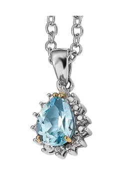 Hot Sale ๐ 2 ct. t.w. Sky Blue Topaz and 1/10 ct. t.w. Diamond Neclace in Sterling Silver and 14K Gold True Two-Tone by Belk & Co. ๐ 7 Hot Sale ๐ 2 ct. t.w. Sky Blue Topaz and 1/10 ct. t.w. Diamond Neclace in Sterling Silver and 14K Gold True Two-Tone by Belk & Co. ๐ -DealsBelk & Co. Store Belk 35693