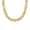 Wholesale 👍 10-12.5 Millimeter Cultured South Sea Pearl Necklace with 14K Yellow Gold by Belk & Co. 👍
