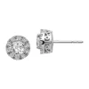 Best Pirce 😀 1.04 ct. t.w. Lab Grown Diamond Earrings in 14K White Gold by Belk & Co. 😍