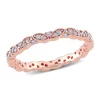 Discount ✔️ 1/4 ct. t.w. Diamond Eternity Ring in 14K Rose Gold by Belk & Co. 🎁