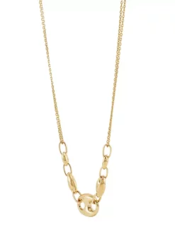 Best Pirce 🔔 3 Graduated Marina 2 Row Chain Necklace in 10K Yellow Gold by Belk & Co. 🌟 -DealsBelk & Co. Store Belk 35804