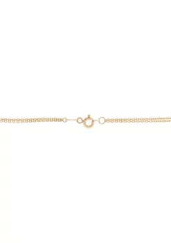 Best Pirce 🔔 3 Graduated Marina 2 Row Chain Necklace in 10K Yellow Gold by Belk & Co. 🌟 -DealsBelk & Co. Store Belk 35805