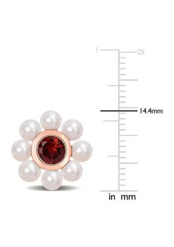 Cheapest ๐ 3.5-4mm Freshwater Cultured Pearl and 1 1/5 CT TGW Garnet Floral Stud Earrings in 10k Rose Gold by Belk & Co. โ๏ธ 6 Cheapest ๐ 3.5-4mm Freshwater Cultured Pearl and 1 1/5 CT TGW Garnet Floral Stud Earrings in 10k Rose Gold by Belk & Co. โ๏ธ -DealsBelk & Co. Store Belk 35830