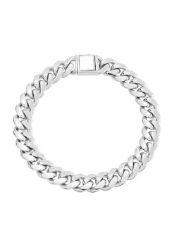 Hot Sale 🔔 Sterling Silver 3mm Cuban Chain Bracelet by Belk & Co. 👍