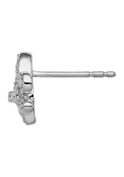 Cheapest ๐ 1/6 ct. t.w. Diamond Fleur de Lis Post Earrings in Rhodium Plated Sterling Silver by Belk & Co. ๐ฏ 6 Cheapest ๐ 1/6 ct. t.w. Diamond Fleur de Lis Post Earrings in Rhodium Plated Sterling Silver by Belk & Co. ๐ฏ -DealsBelk & Co. Store Belk 35896