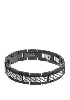 Top 10 ❤️ Stainless Bracelet with Bip Textured and Extender Lock by Belk & Co. 🔔