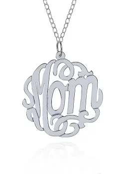 Best reviews of 🔥 Sterling Silver Mom Monogram Pendant by Belk & Co. ❤️