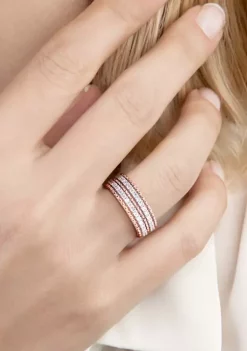 Wholesale 🌟 1/2 ct. t.w. Diamond Double Row Anniversary Band in 14K Yellow Gold by Belk & Co. ⌛ -DealsBelk & Co. Store Belk 35970