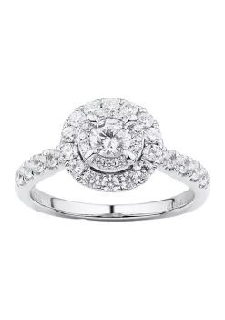 Brand new ⭐ 1 ct. t.w. Diamond Engagement Ring in 14K White Gold by Belk & Co. 😉