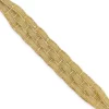 Coupon 👍 14K Yellow Gold Diamond Cut Woven Bracelet by Belk & Co. 🔔