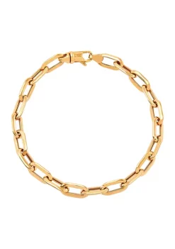 Discount 🥰 Oval Paperclip Chain in 10K Yellow Gold by Belk & Co. ✨ -DealsBelk & Co. Store Belk 35996