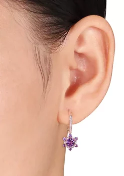 Outlet ๐ Amethyst, White Topaz and 1/10 ct. t.w. Diamond Clustered Star Earrings by Belk & Co. ๐ฅ 4 Outlet ๐ Amethyst, White Topaz and 1/10 ct. t.w. Diamond Clustered Star Earrings by Belk & Co. ๐ฅ -DealsBelk & Co. Store Belk 36029