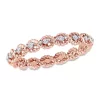 Discount 🌟 1/6 ct. t.w. Diamond Infinity Eternity Ring in 10K Rose Gold by Belk & Co. 😀