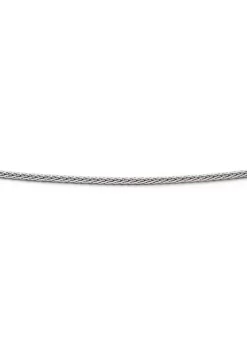Coupon 😀 14K White Gold 1 Millimeter Adjustable Wheat Chain by Belk & Co. 🎁