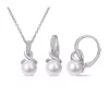 Buy 🔥 8 - 8.5 MM Cultured Freshwater Pearl and 1/10 CT TW Diamond Twist Leverback Earrings and Pendant with Chain in Sterling Silver by Belk & Co. 🌟