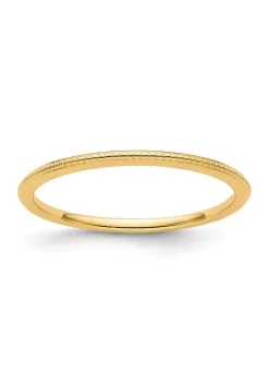 Top 10 💯 14K Gold 1.2mm Bead Stackable Band by Belk & Co. 🎉 -DealsBelk & Co. Store Belk 36162