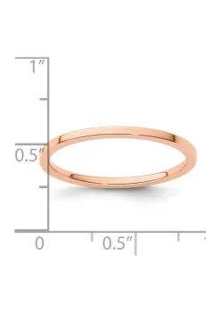 Cheapest ✔️ 14K Gold 1.2mm Flat Stackable Band by Belk & Co. 🥰 -DealsBelk & Co. Store Belk 36167