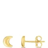 Outlet ✔️ Moon Post Earrings by Belk & Co. 🔔
