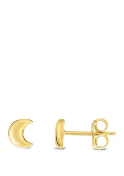 Outlet ✔️ Moon Post Earrings by Belk & Co. 🔔
