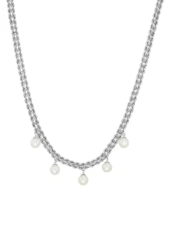 Brand new 🎉 Pearl Necklace in Sterling Silver by Belk & Co. 🛒 -DealsBelk & Co. Store Belk 36199
