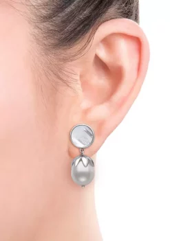 Brand new 🔔 Mother of Pearl & Freshwater Pearl Earring in Sterling Silver by Belk & Co. ✨ -DealsBelk & Co. Store Belk 36207