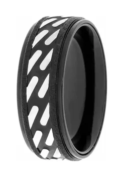 Cheapest 😉 Stainless Steel Ring with Black Ion Plating by Belk & Co. ⌛ -DealsBelk & Co. Store Belk 36245
