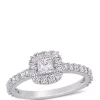 New 🔥 1 ct. t.w. Diamond Cushion Cut Halo Engagement Ring by Belk & Co. ⌛