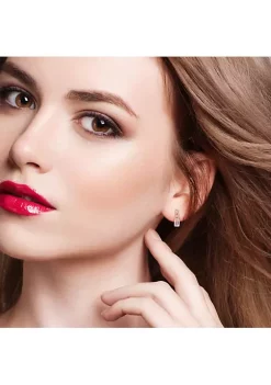 Cheap 🎉 5/8 CT TGW OCTagon Morganite Link Drop Earrings in 10k Rose Gold by Belk & Co. 🛒 -DealsBelk & Co. Store Belk 36360