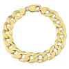 Buy 🎁 12.5MM Flat Curb Chain Anklet in 18k Yellow Gold Plated Sterling Silver, 9" by Belk & Co. 🔥