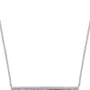 New 🤩 3.37 ct. t.w. Multi-Color Created Sapphire Bar Necklace in Sterling Silver by Belk & Co. ✨