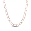 Brand new 😀 18k Rose Gold Plated Sterling Silver Twisted Rolo Chain Necklace by Belk & Co. ✔️