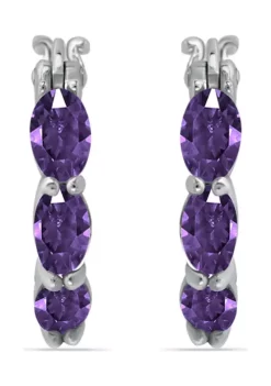 Outlet ๐ 1.8 ct. t.w. African Amethyst Hoop Earrings, Sterling Silver by Belk & Co. ๐ฅฐ 7 Outlet ๐ 1.8 ct. t.w. African Amethyst Hoop Earrings, Sterling Silver by Belk & Co. ๐ฅฐ -DealsBelk & Co. Store Belk 3642